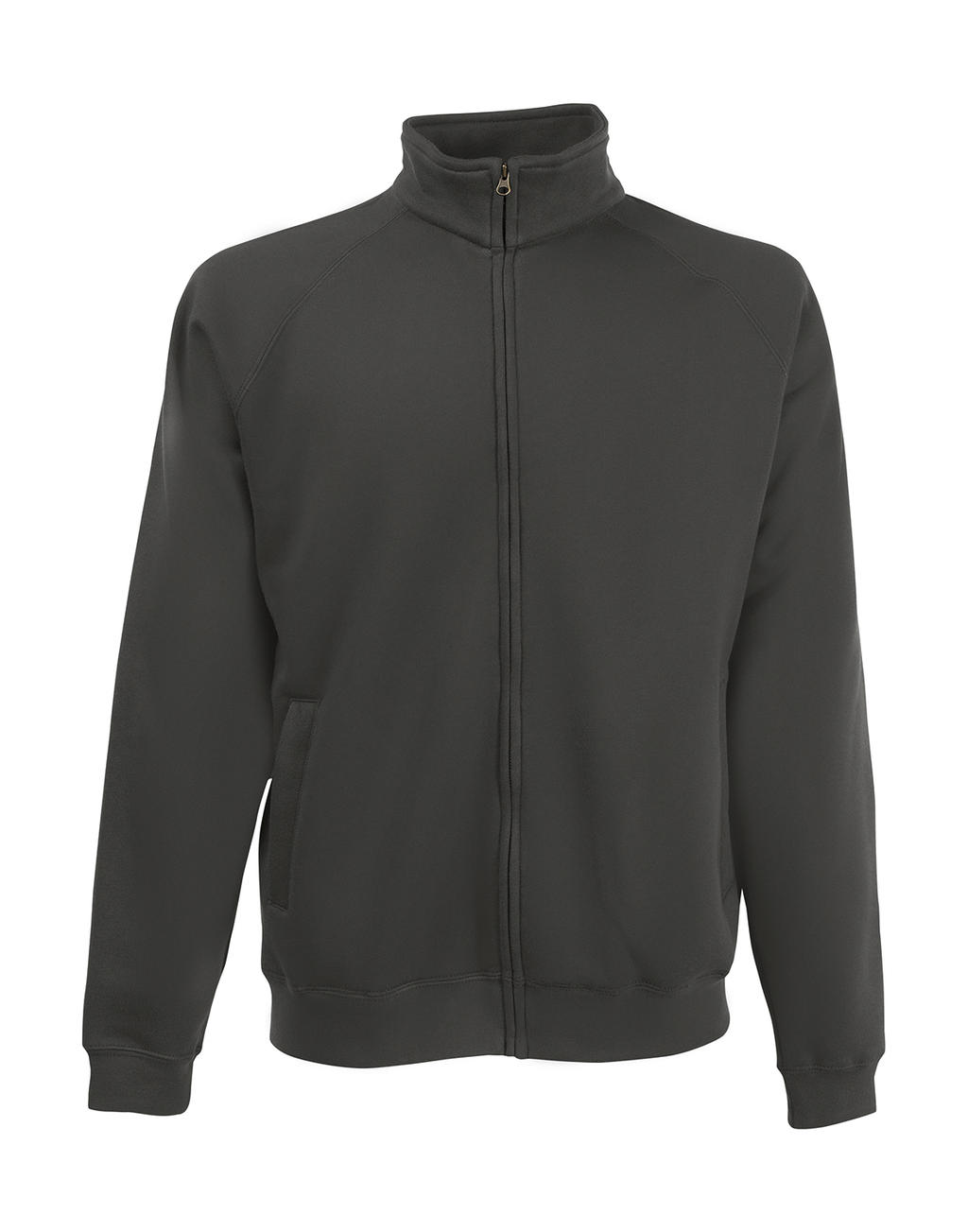 FRUIT OF THE LOOM Sweatjacke Herren Stehkragen Raglan Sweat S-XXL 62-230 NEU - Bild 4 von 5
