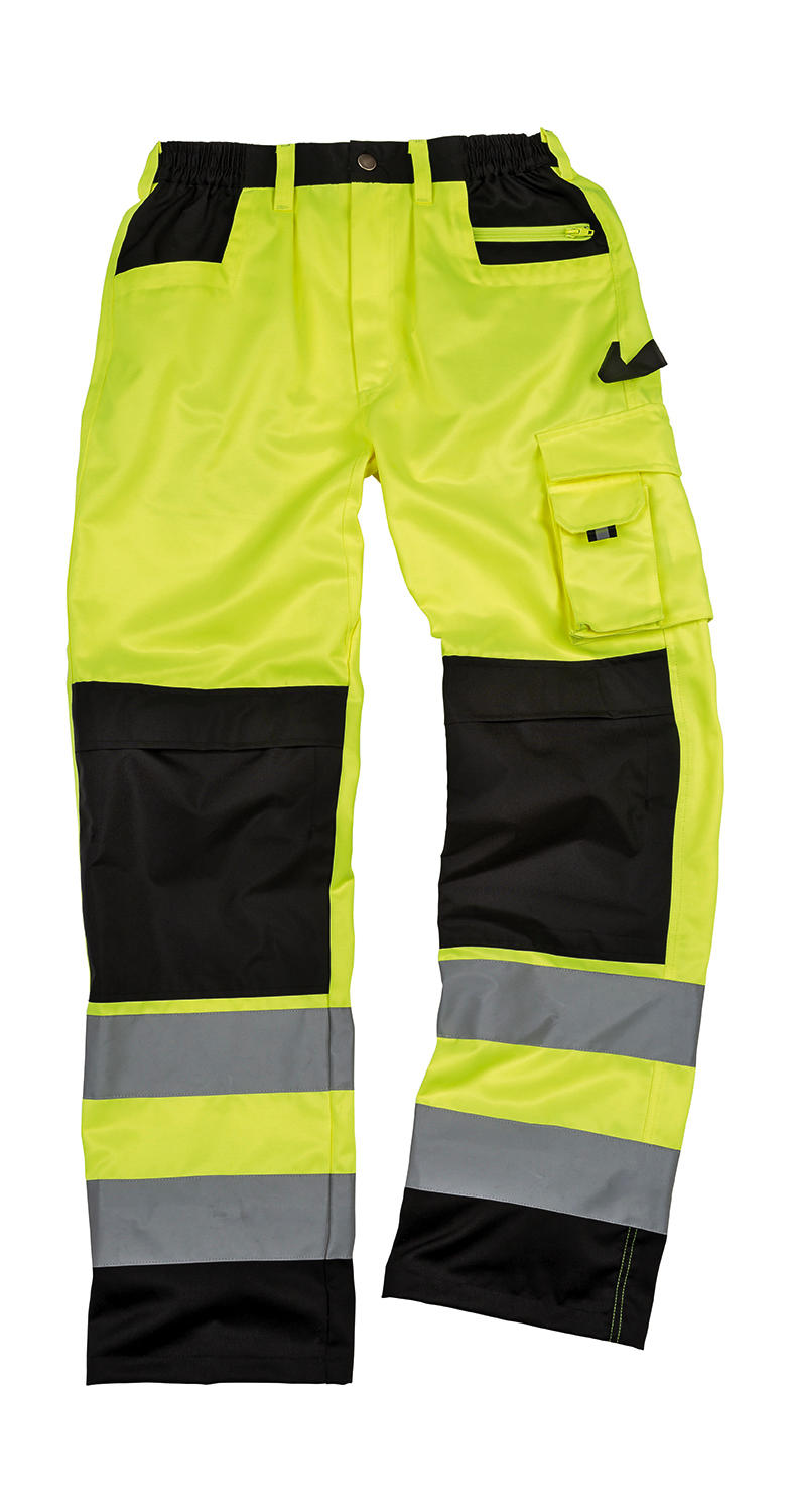 Result HI-Vis Hose Arbeitshose Schutz Neon XS S M L XL 2XL 3XL 4XL NEU - Bild 4 von 4