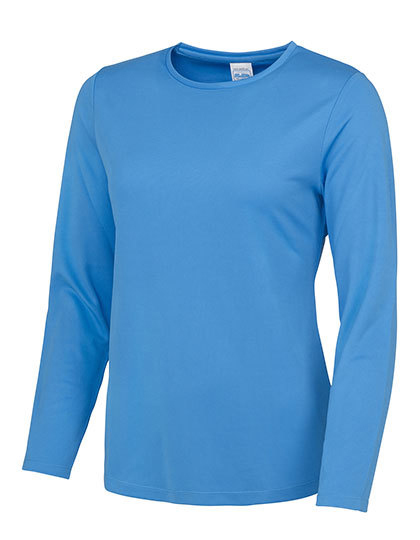 JUST COOL AWDis Longsleeve Girlie Langarm Shirt Stretch Slim XS-XL 012 NEU - Bild 6 von 6