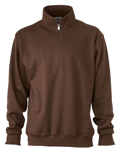 James+Nicholson Workwear Half Zip Herren Sweat Shirt bis 6XL JH831 NEU - Bild 5 von 18