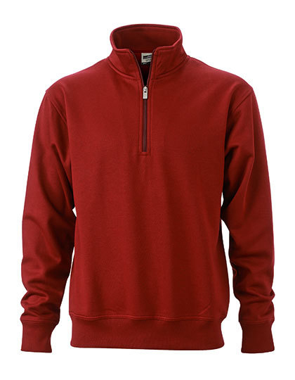 James+Nicholson Workwear Half Zip Herren Sweat Shirt bis 6XL JH831 NEU - Bild 18 von 18