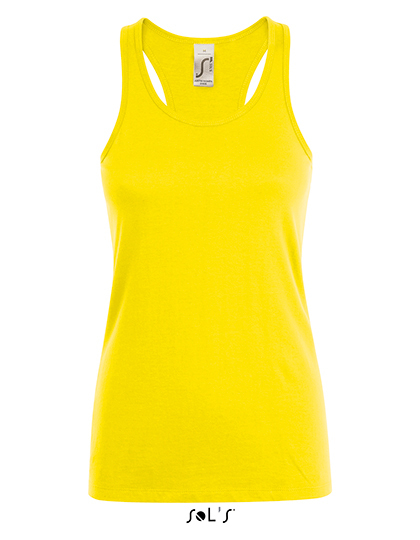 Damen Body ärmellos Mit Racerback - Uni Schwarz, Slim Fit Aus Viskose/Elasthan, Größe 8-14