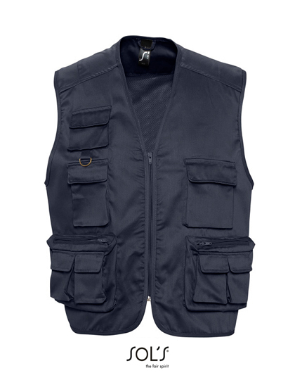 LaoZanA Herren Outdoor Safari Weste Mit Vielen Taschen