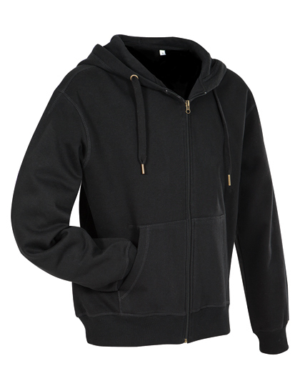 Stedman Herren Sweatjacke Kapuzenjacke Zip Jacke mit Kapuze Kapuzenjacke Hoodie - Bild 4 von 7