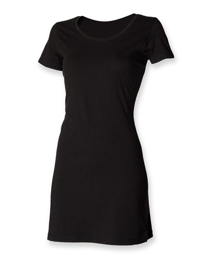 Kleid Long Shirt Women T-Shirt Dress lang Oberteil Slim Cotton SF WOMEN 257 NEU