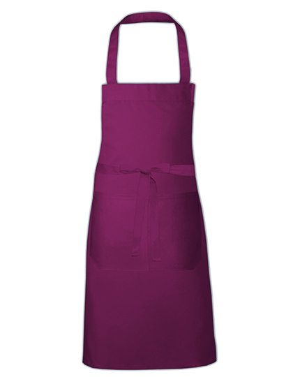 Link Kitchen Wear Latzschürzen Cotton Schürze mit Tasche 80x70cm